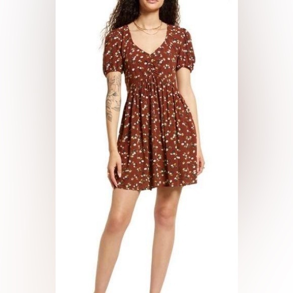 bp Dresses & Skirts - BP Nordstrom x . Printed Floral Babydoll Minidress Kasey Ditsy - XL